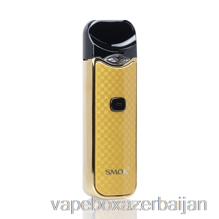 E-Juice Vape SMOK NORD 15W Pod Kit Gold Carbon Fiber
